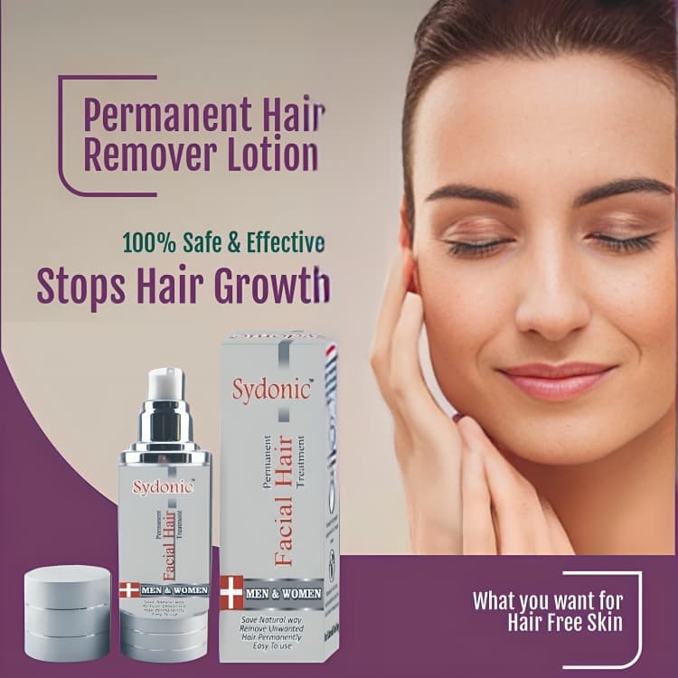 Sydonic Permanent Facial Hair Removal Cream