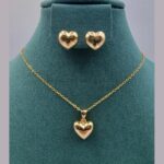 Elegant Gold-Toned Necklace & Earring Sets - Image 3