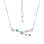S925 Sterling Silver Twelve Constellation Zircon Necklace For Women - Image 5