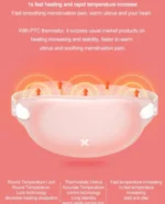 Rechargeable Relaxation Menstrual Pain Patch Relieving Massage Belt - Image 8